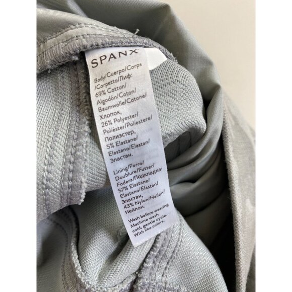 Spanx Womens Gray Camo jeggings size Large Skinny Pull on Stretch Classic - Picture 4 of 16